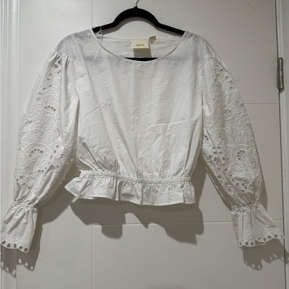 New!! white blouse